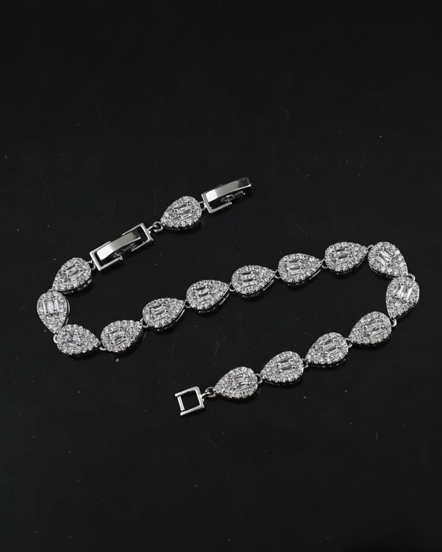 "Tears" Silver Bracelet