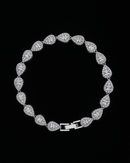 "Tears" Silver Bracelet