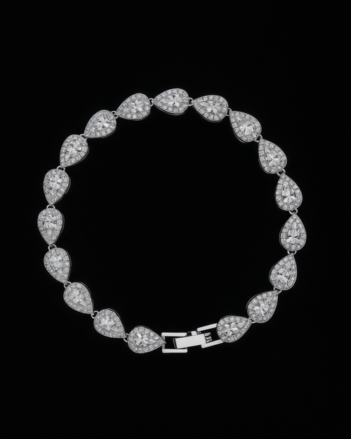 "Tears" Silver Bracelet