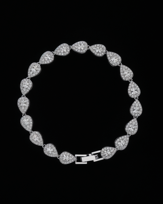 "Tears" Silver Bracelet