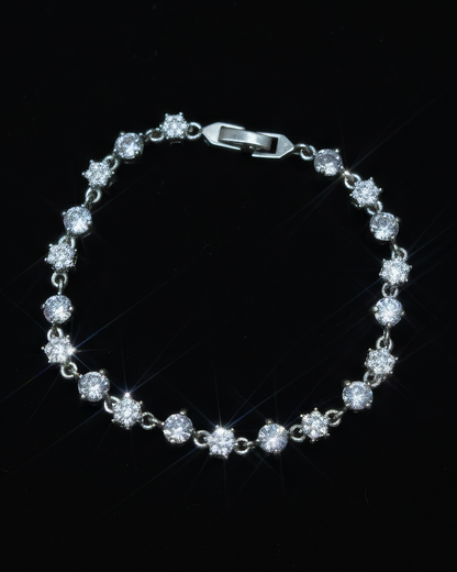 "Flakes" Silver Bracelet